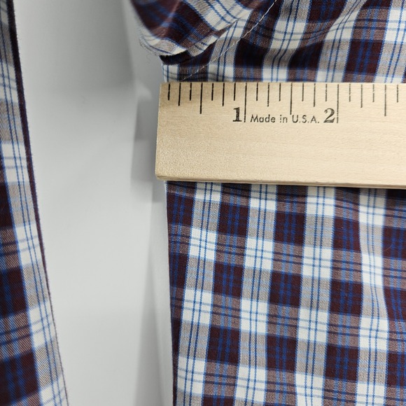 Ariat Shirt Mens‎ Small Wrinkle Free Plaid Western Flip Cuff Button Down - Picture 10 of 11